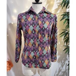 Kamiseta Limited Liberty Art Fabrics London Floral Button Shirt Womens Size S